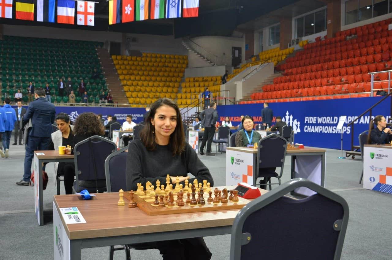 Iran Campionessa Di Scacchi Sara Khadim Al Sharia Senza Velo Al