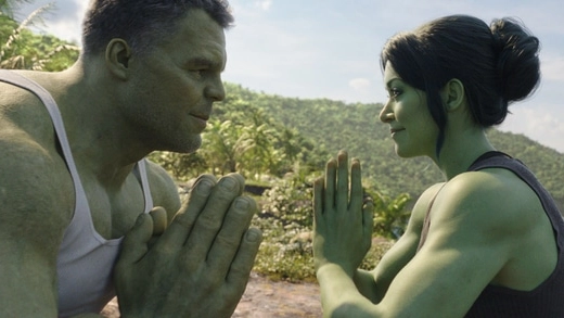 Una scena di "She-Hulk: Attorney at law", la nuova serie Marvel diretta dalla regista Kat Coiro (Instagram)