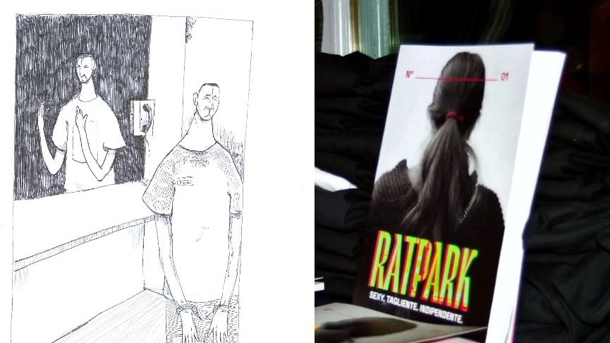A sinistra, l‘illustrazione di Francesco Bianchi che accompagna l’articolo di Nora Lotti sul nuovonumero di RatPark Magazine in uscita il 21 giugno