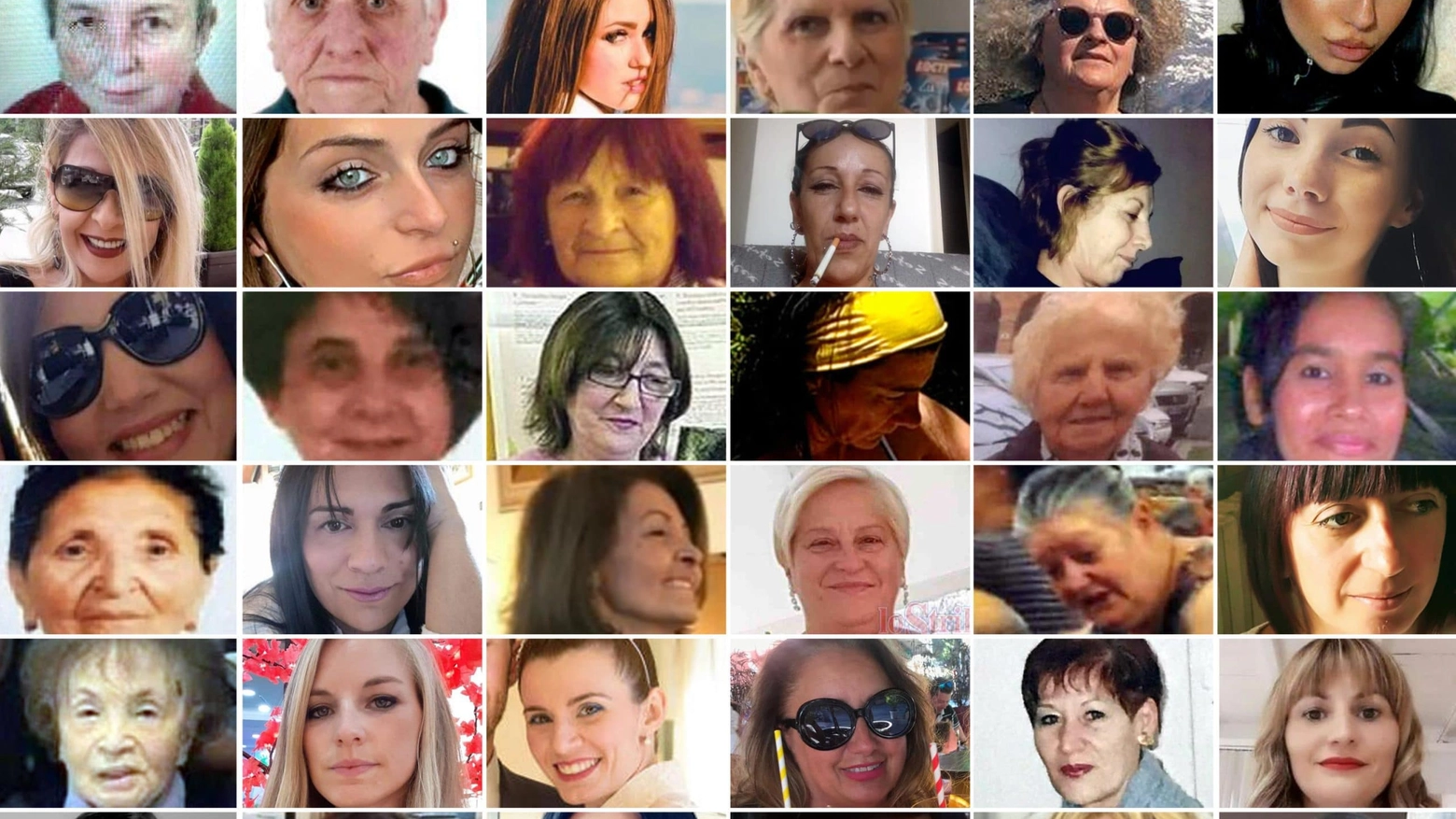 I tanti volti delle donne uccise in Italia