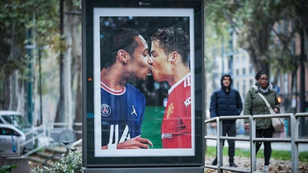 Mbappé-Ronaldo, il bacio Mondiale è virale (Ansa)
