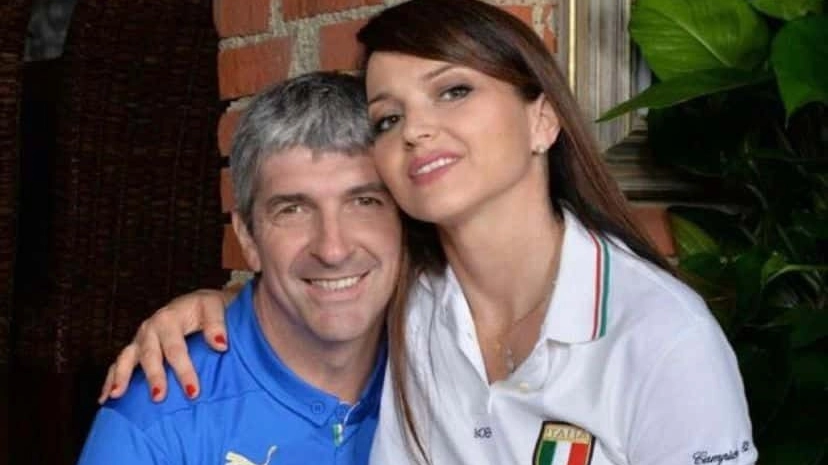 Federica Cappelletti, nuova presidente della seria A donne, insieme a suo marito Paolo Rossi (Instagram)