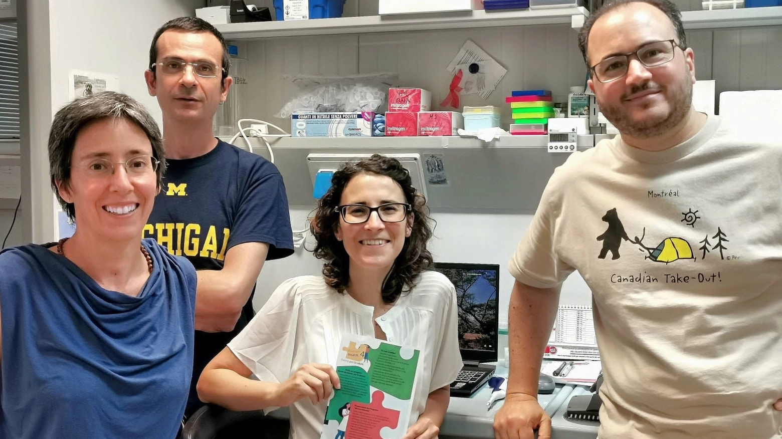 Il team di ricerca di Cagliari