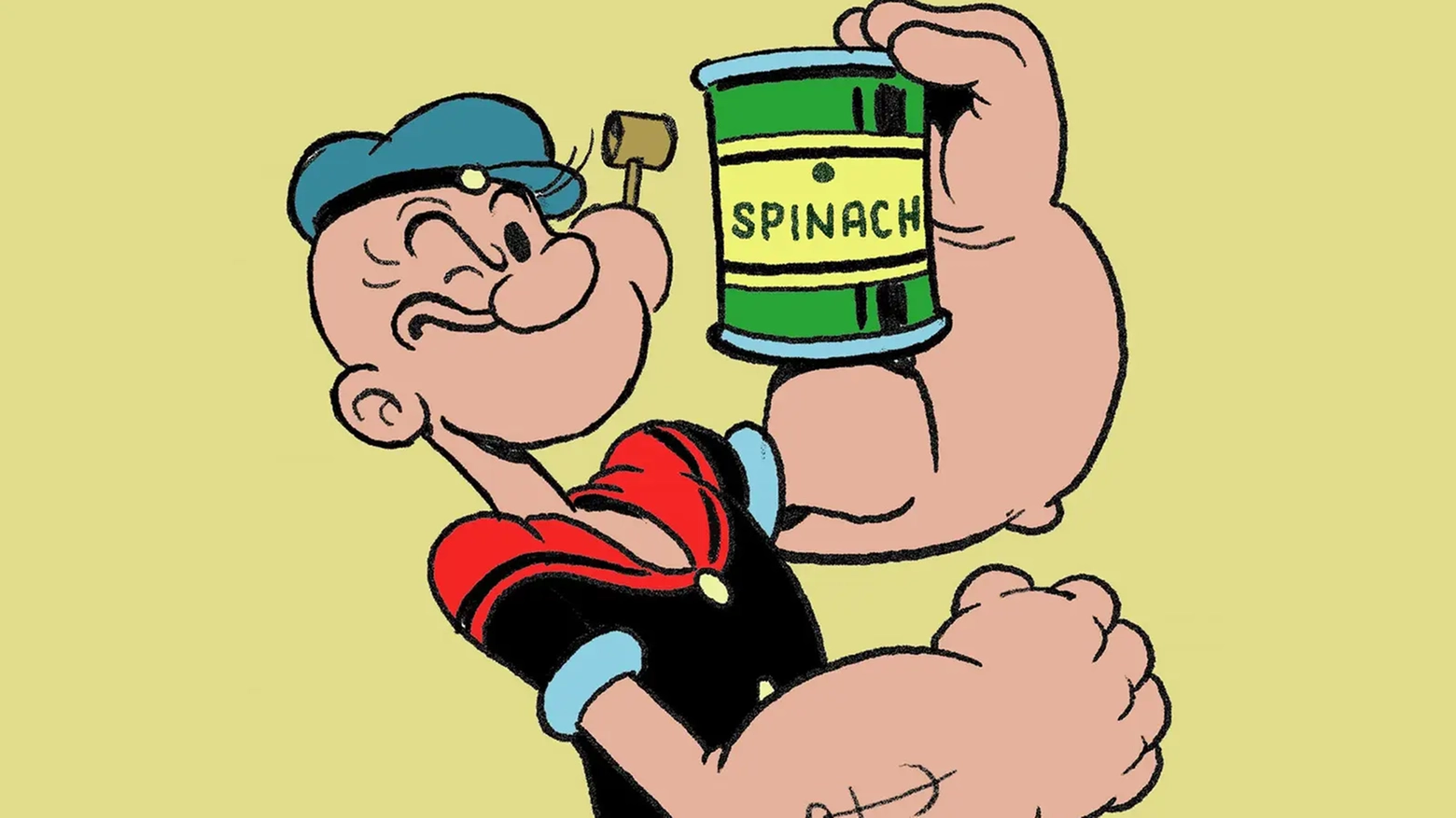 L'esempio di marketing più famoso dei cartoni animati: Braccio di Ferro e i suoi spinaci (Instagram)