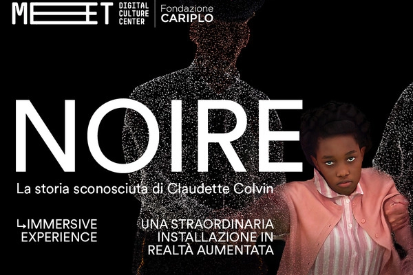 La locandina della mostra "Noire"