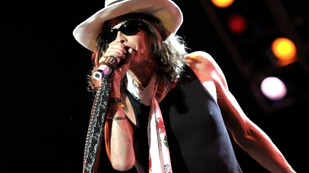 Il cantante degli Aerosmith, Steven Tyler