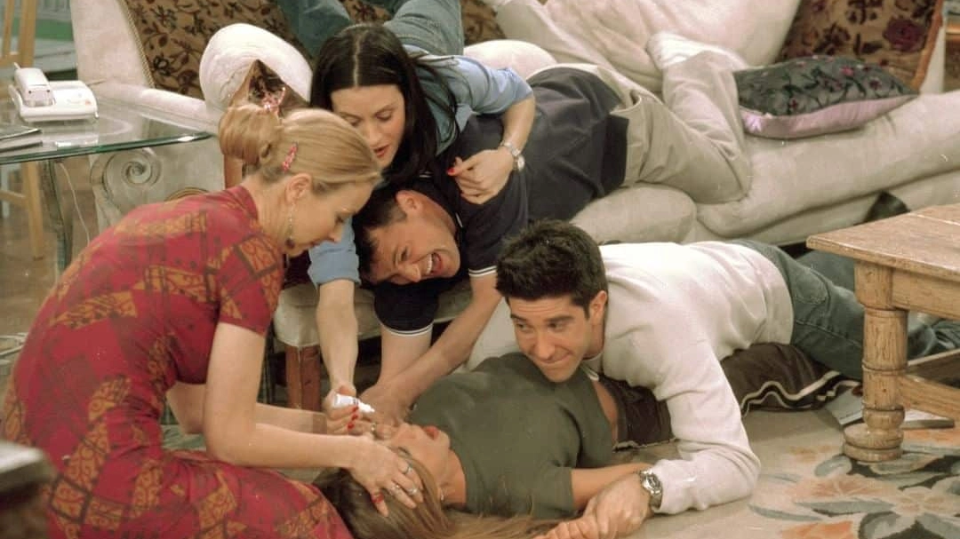 Una scena della popolare sit-com "Friends"