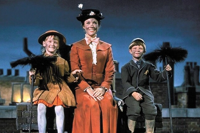 Una scena dal film "Mary Poppins"