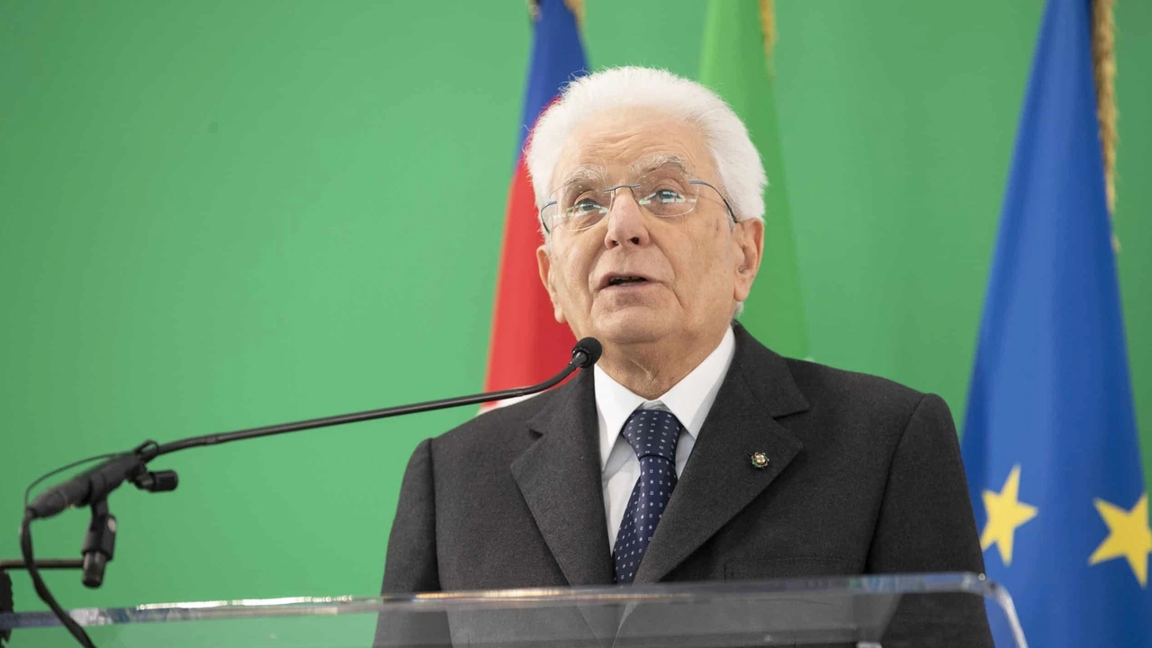 Il presidente della Repubblica Sergio Mattarella