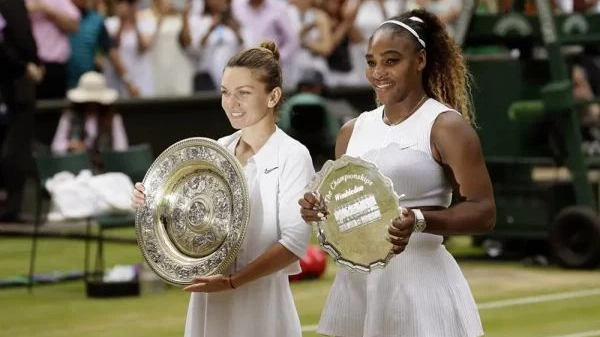 Simona Halep e Serena Williams, Wimbledon 2019