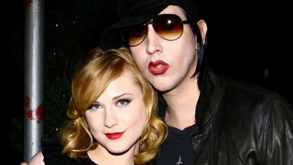 Evan Rachel Wood e Marilyn Manson ai tempi della loro relazione