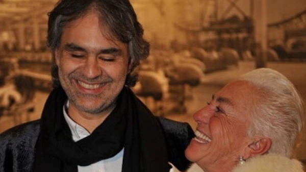 Andrea Bocelli e la mamma Edi Aringhieri