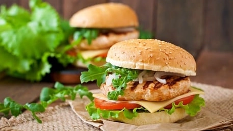 chicken burger, panino pollo