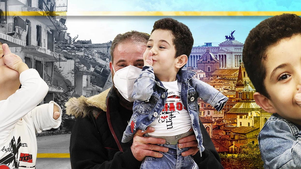 Mustafa, il bambino siriano in Italia