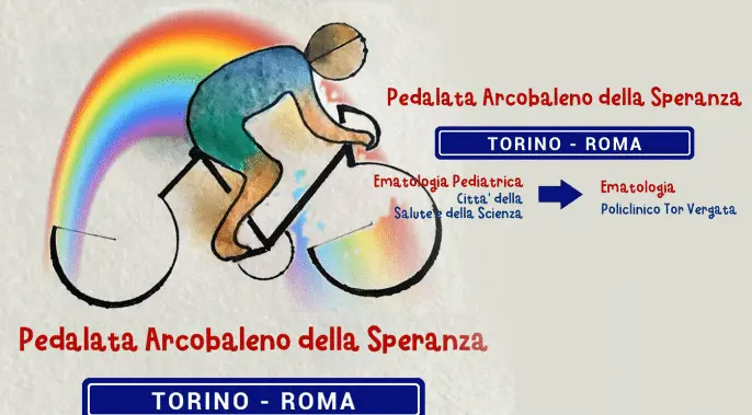 In bici da Torino a Roma per dire "no" al cancro