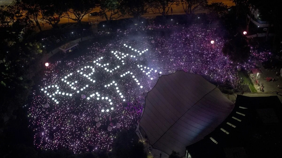 La protesta organizzata a Singapore per chiedere la cancellazione di 377A