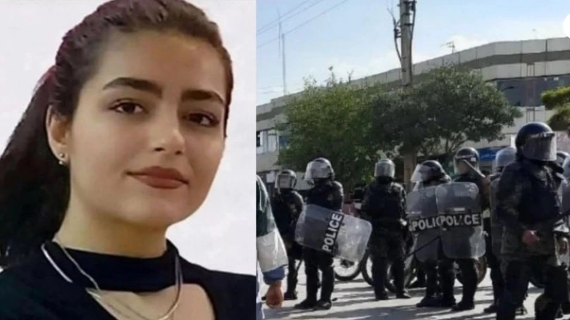 Asra Panahi, di 16 anni, è morta dopo un pestaggio da parte delle forze di sicurezza