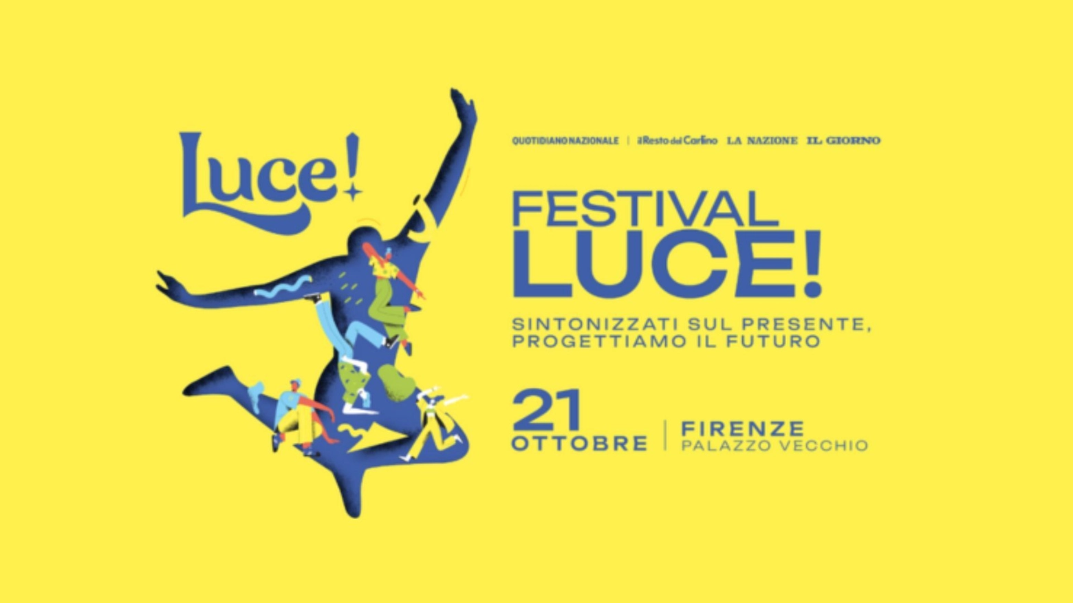 Luce! vi dà appuntamento il 21 ottobre, a Palazzo Vecchio, per una giornata di talk, dibattiti, musica con tanti ospiti e creator provenienti dal mondo dell'economia, della politica e dello spettacolo
