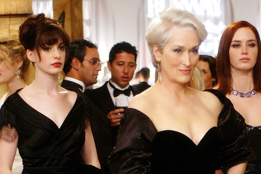 Ann Hathaway, Meryl Streep ed Emily Blunt ne "Il Diavolo veste Prada"
