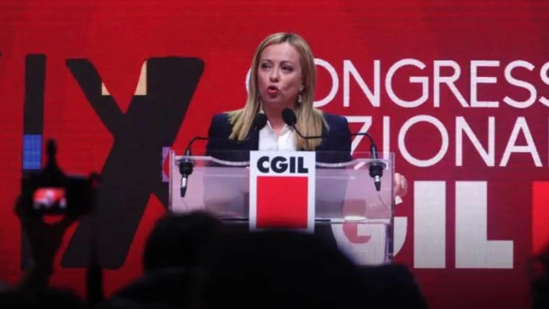 La presidente del Consiglio Giorgia Meloni a Rimini