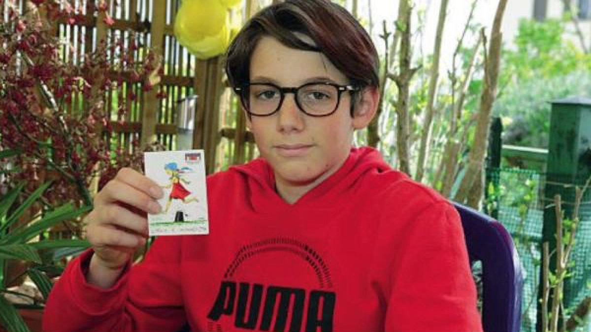 Francesco Tonet, a 14 anni ha ricevuto in regalo la tessera di iscrizione all’Anp