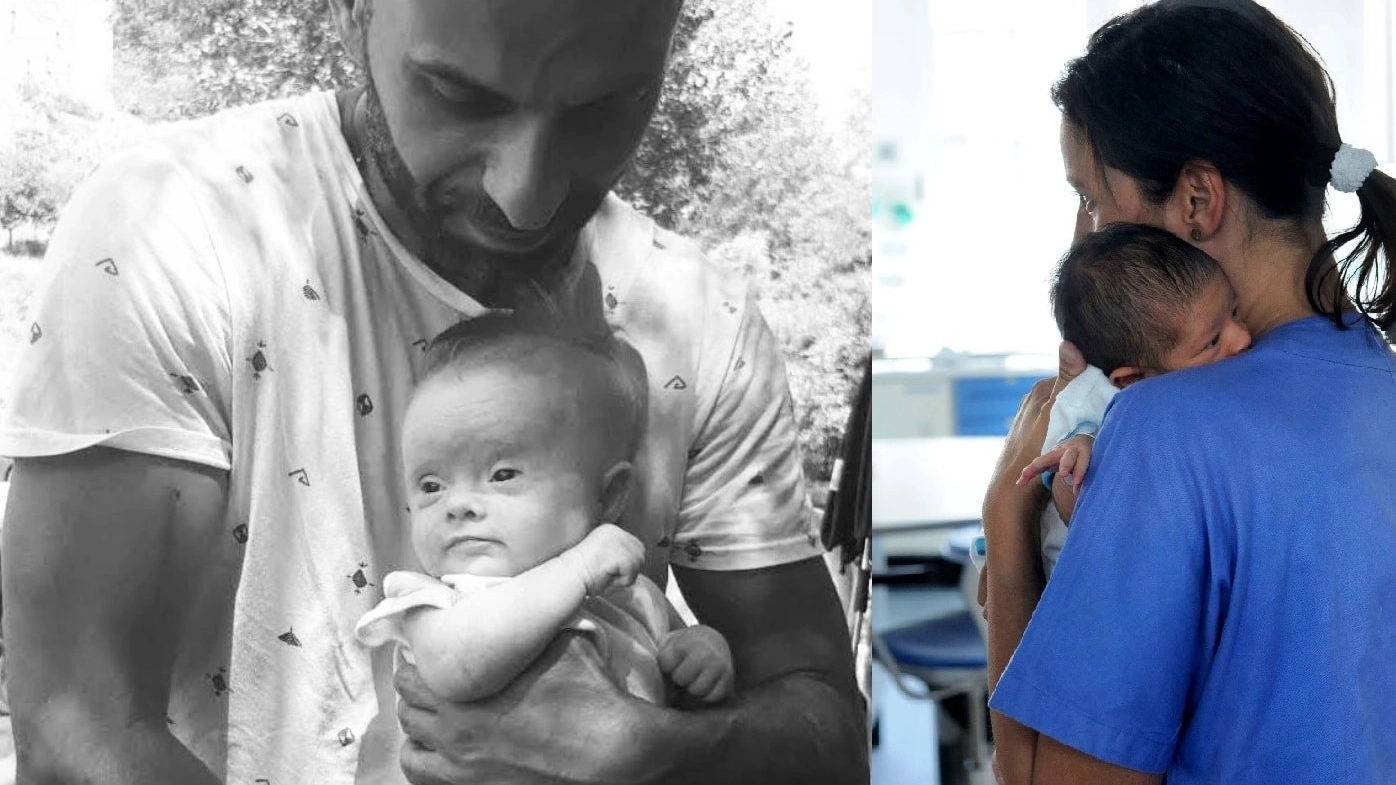 Luca Trapanese, Alba e un bimbo nel reparto neonatale