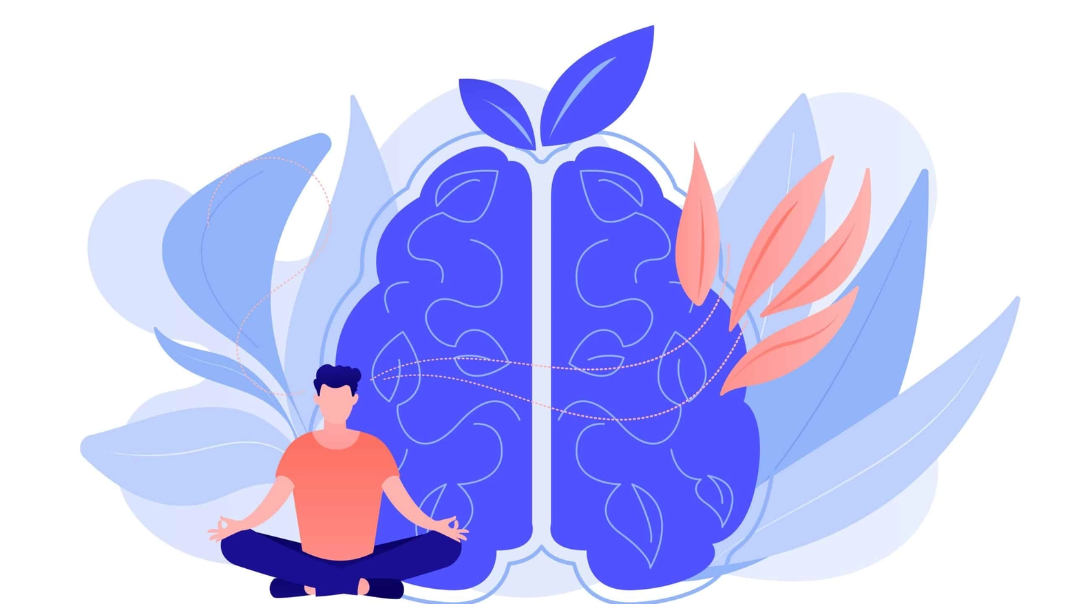 Mindfulness concept vector illustration.