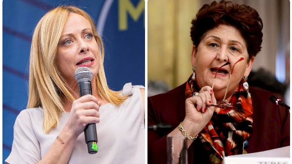 Giorgia Meloni e Teresa Bellanova, due delle donne leader di partito in Italia