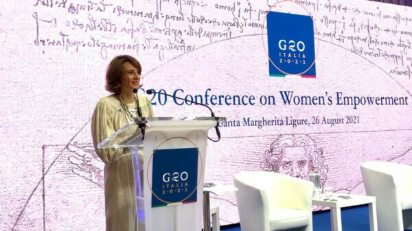 G20: Bonetti, accelerare su empowerment e diritti donne