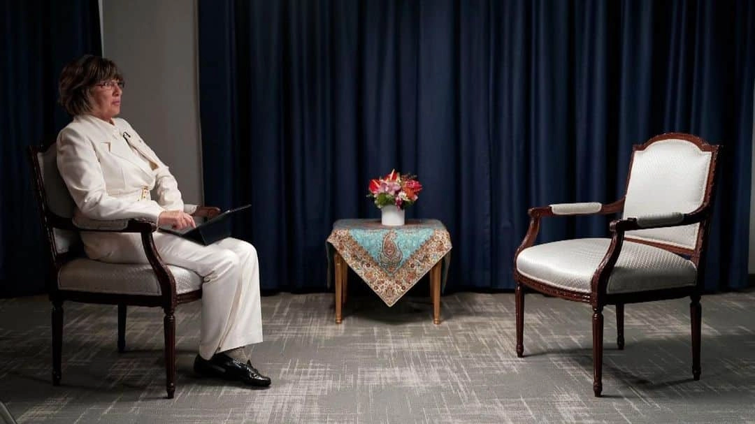 Christiane Amanpour avrebbe dovuto intervistare il presidente iraniano Ebrahim Raisi ma lui si è rifiutato (Instagram)