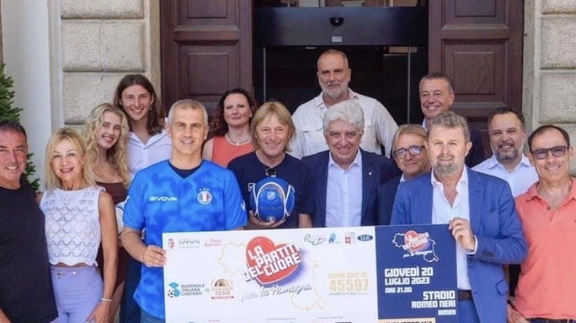 Allo stadio Romeo Neri di Rimini il 20 luglio un gol per aiutare gli anziani e le persone con disabilità fisiche e psichiche. E non mancheranno le sorprese