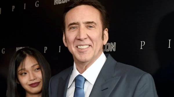 L'attore Nicolas Cage, 58 anni e la sua compagna Riko Shibata, 27