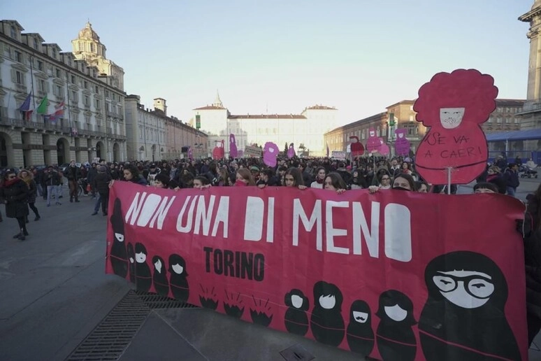 Manifestazione di Non una di meno a Torino