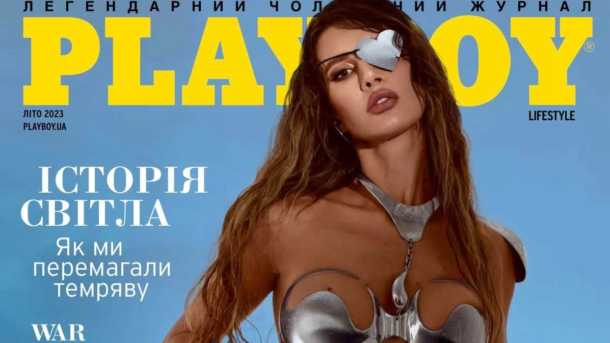 Iryna Bilotserkovets sulla cover di Playboy Ucraina