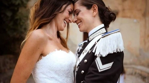 Elena Mangialardo e Claudia De Dilectis si sono unite civilmente lo scorso 18 luglio a Cefalù