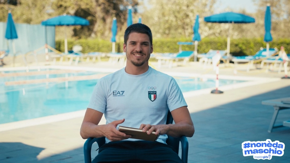 Giorgio Minisini, 27 anni, nuotatore artistico