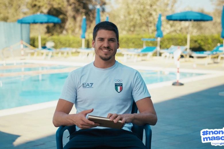 Giorgio Minisini, 27 anni, nuotatore artistico