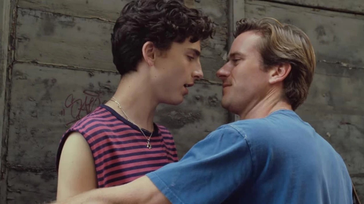 Timothée Chalamet e Armie Hammer in "Chiamami col tuo nome"