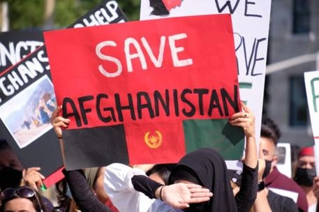 Una manifestazione in Afghanistan