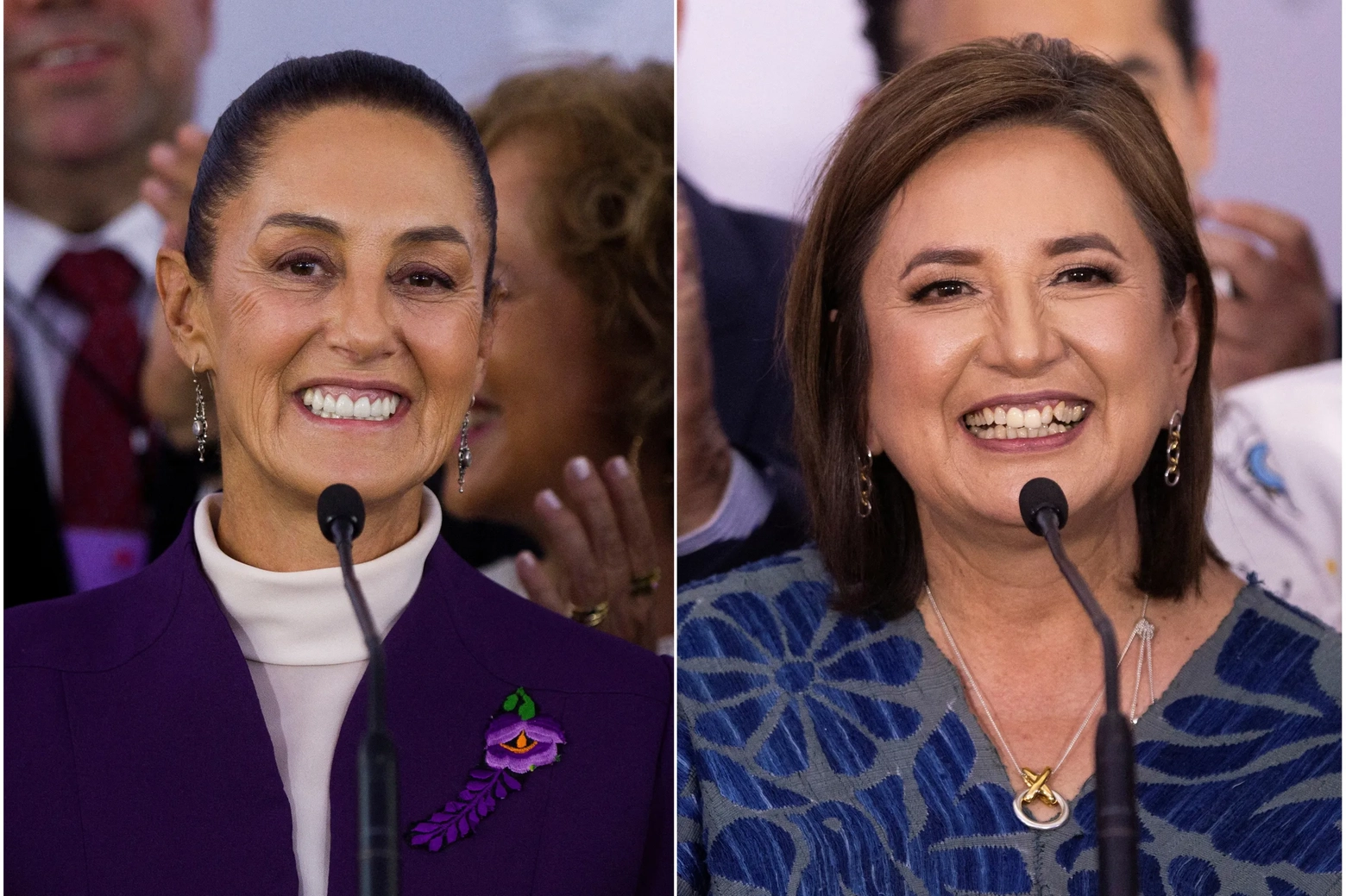 Combo candidate presidenti in Messico: Claudia Sheinbaum e Xochitl Galvez