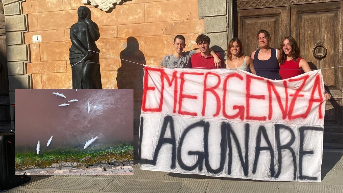 La protesta per il disastro ambientale in laguna indetta dal collettivo Kairos