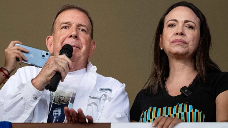 Edmundo Gonzalez Urrutia e María Corina Machado (ANSA)