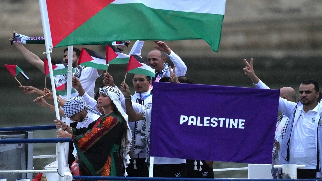 atleti e atlete della Palestina