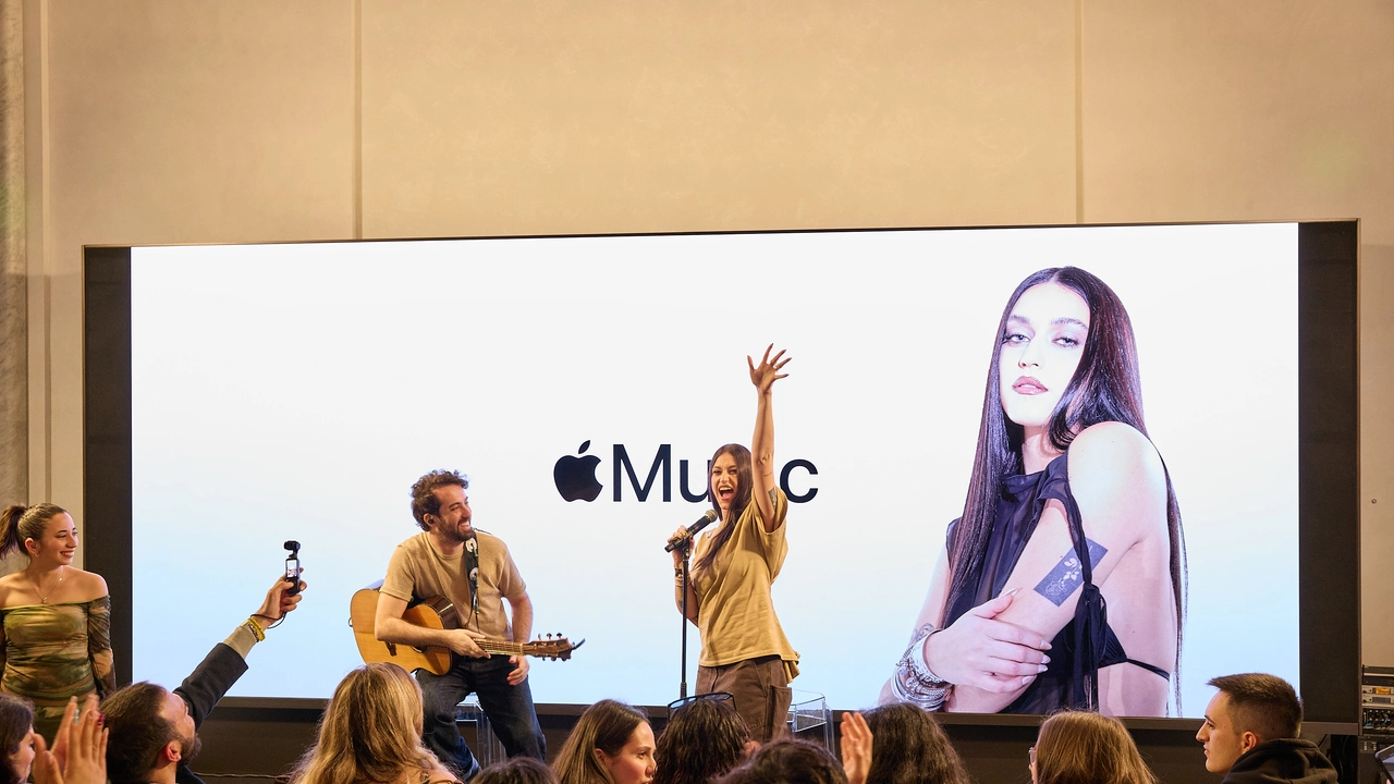 Gaia all'evento Apple Music di Roma