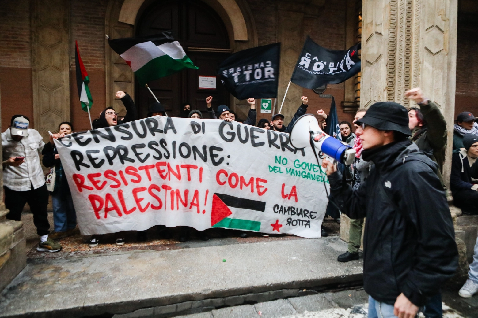 Corteo pro-Palestina a Bologna