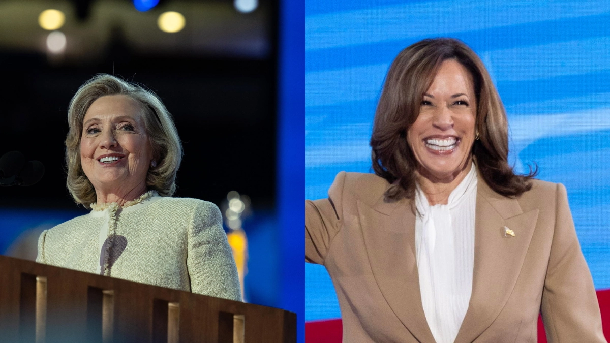 Hillary Clinton e Kamala Harris