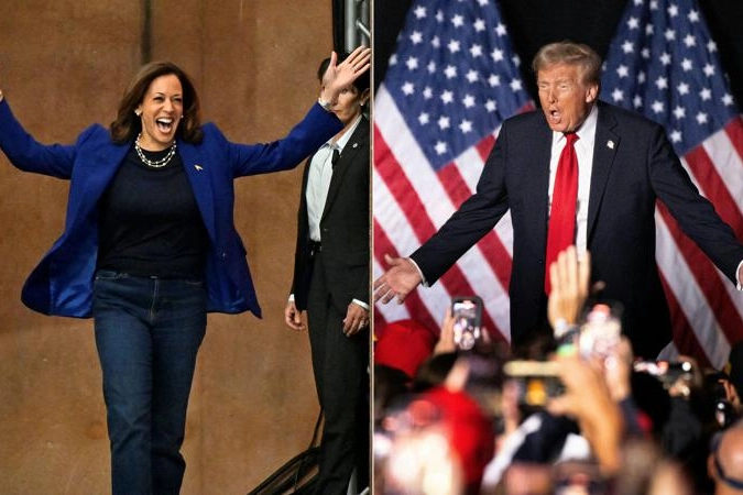 Kamala Harris e Donald Trump