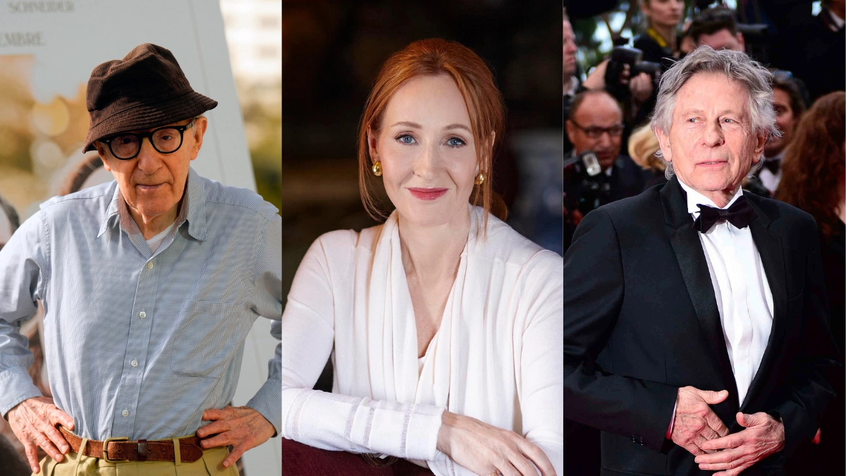 Woody Allen, J.K Rowling e Roman Polanski