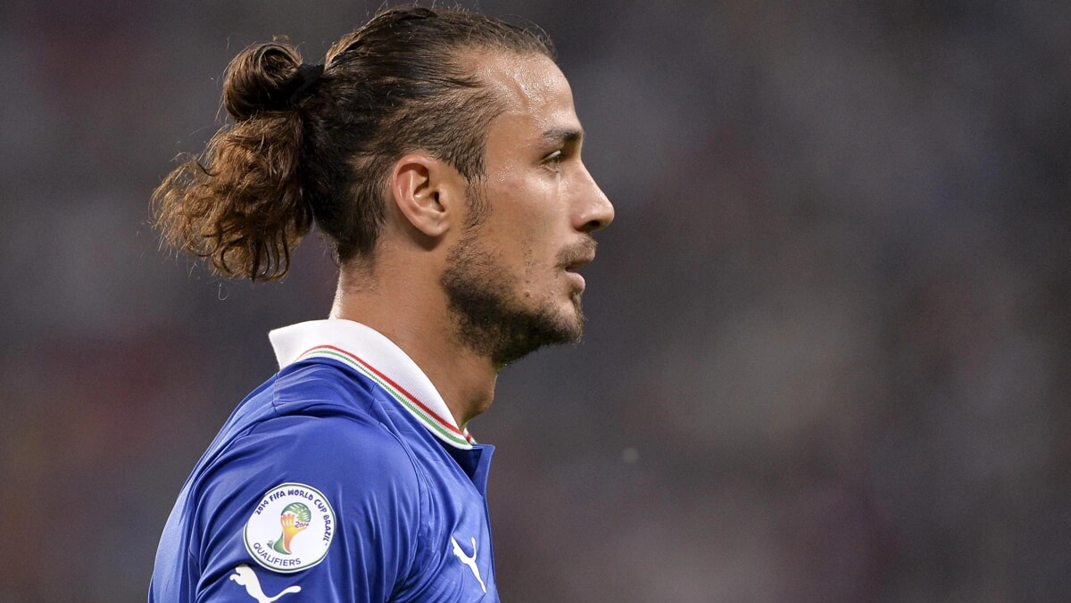 Osvaldo con la maglia della nazionale italiana