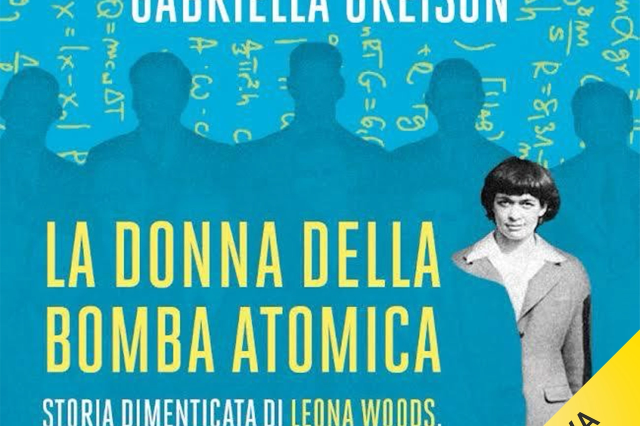 La copertina dell'audiolibro "La donna della bomba atomica"